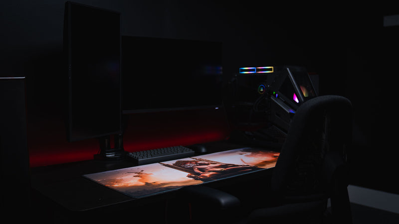 Epic Trolling "King Guppy's Throne" — Gaming Desk mat