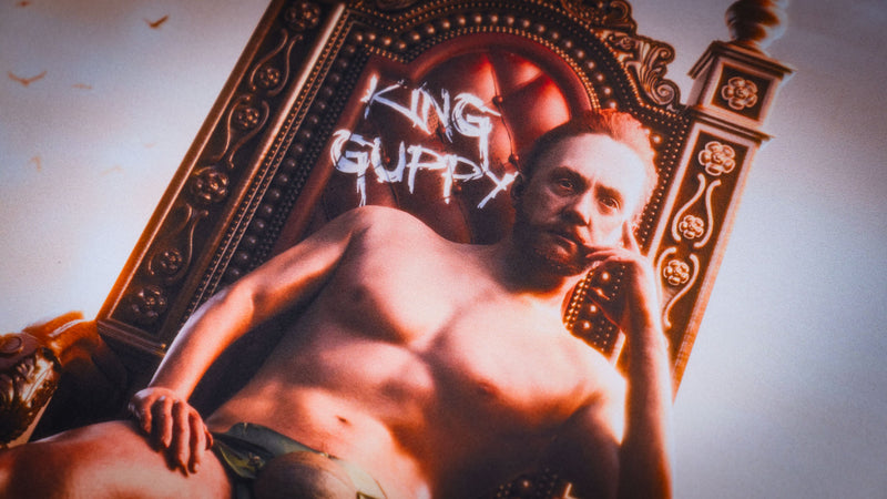 Epic Trolling "King Guppy's Throne" — Gaming Desk mat