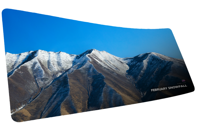 "February Snowfall" America 250 XL gaming deskmat — Epic Desk