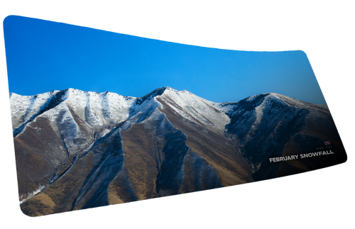 "February Snowfall" — America 250 Deskmat