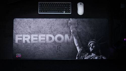 "Freedom Stone Grey" — America 250 Deskmat