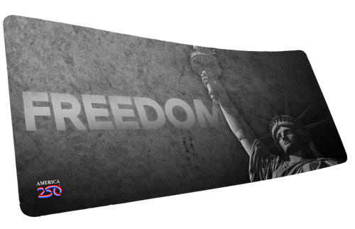 "Freedom Stone Grey" — America 250 Deskmat
