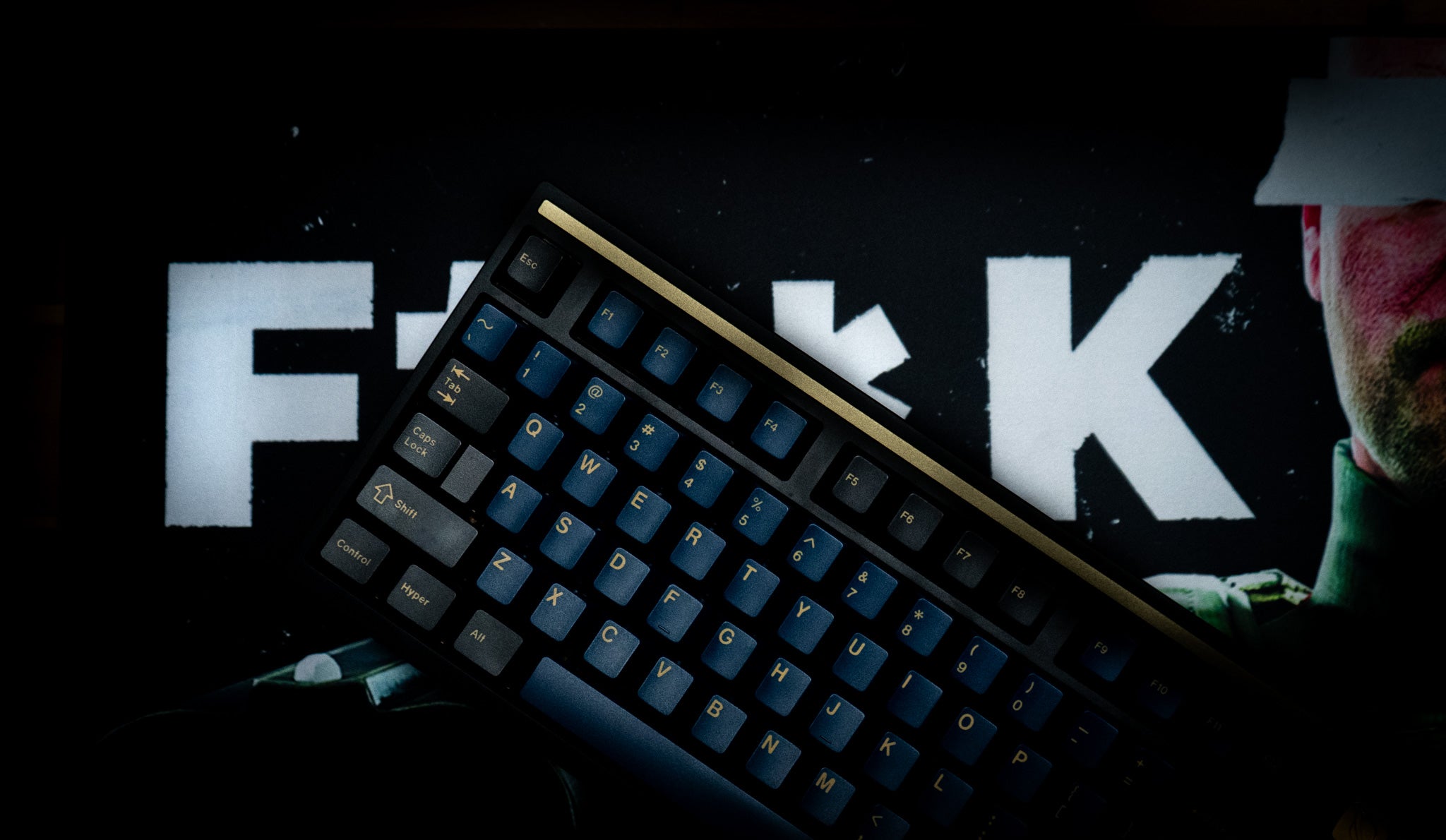 JesseKazam “F#*K META” XL Gaming Desk Mat – Limited Edition