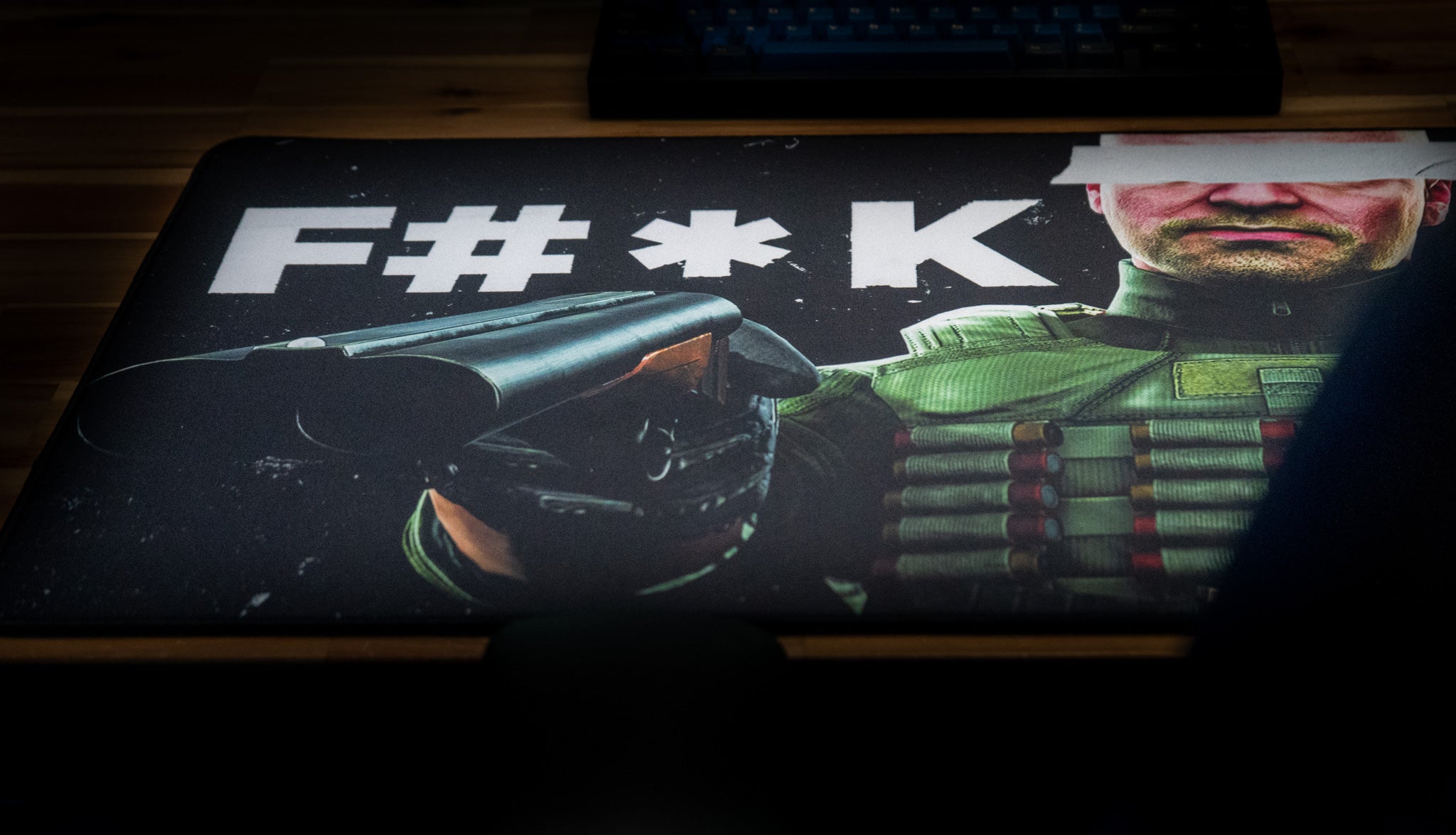 JesseKazam “F#*K META” XL Gaming Desk Mat – Limited Edition