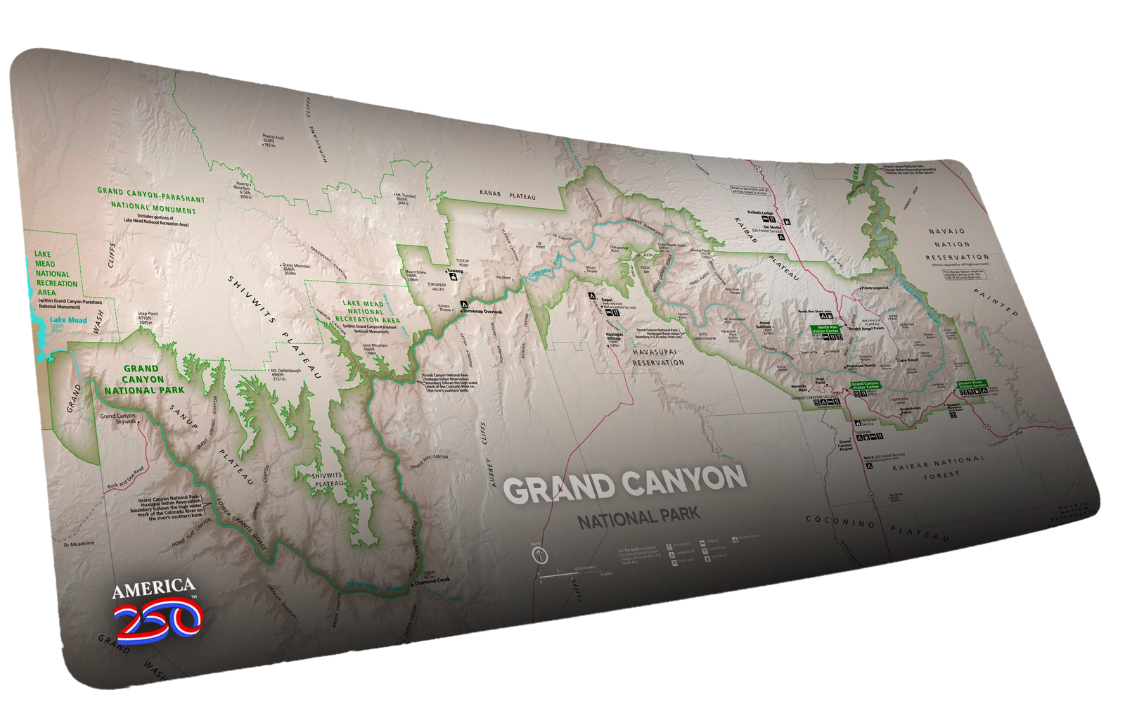 Grand Canyon Map (Green)