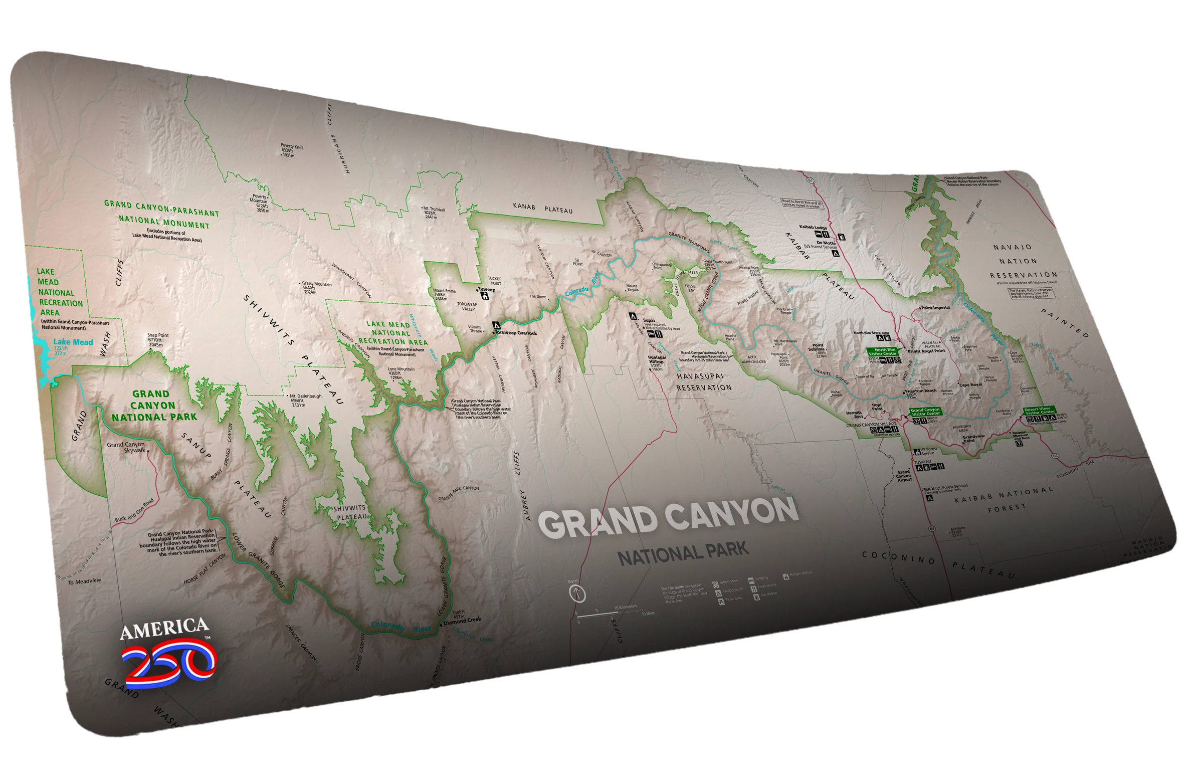 Grand Canyon Map (Green)