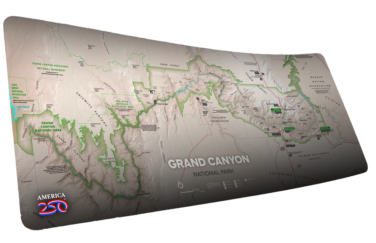 Grand Canyon Map (Green)
