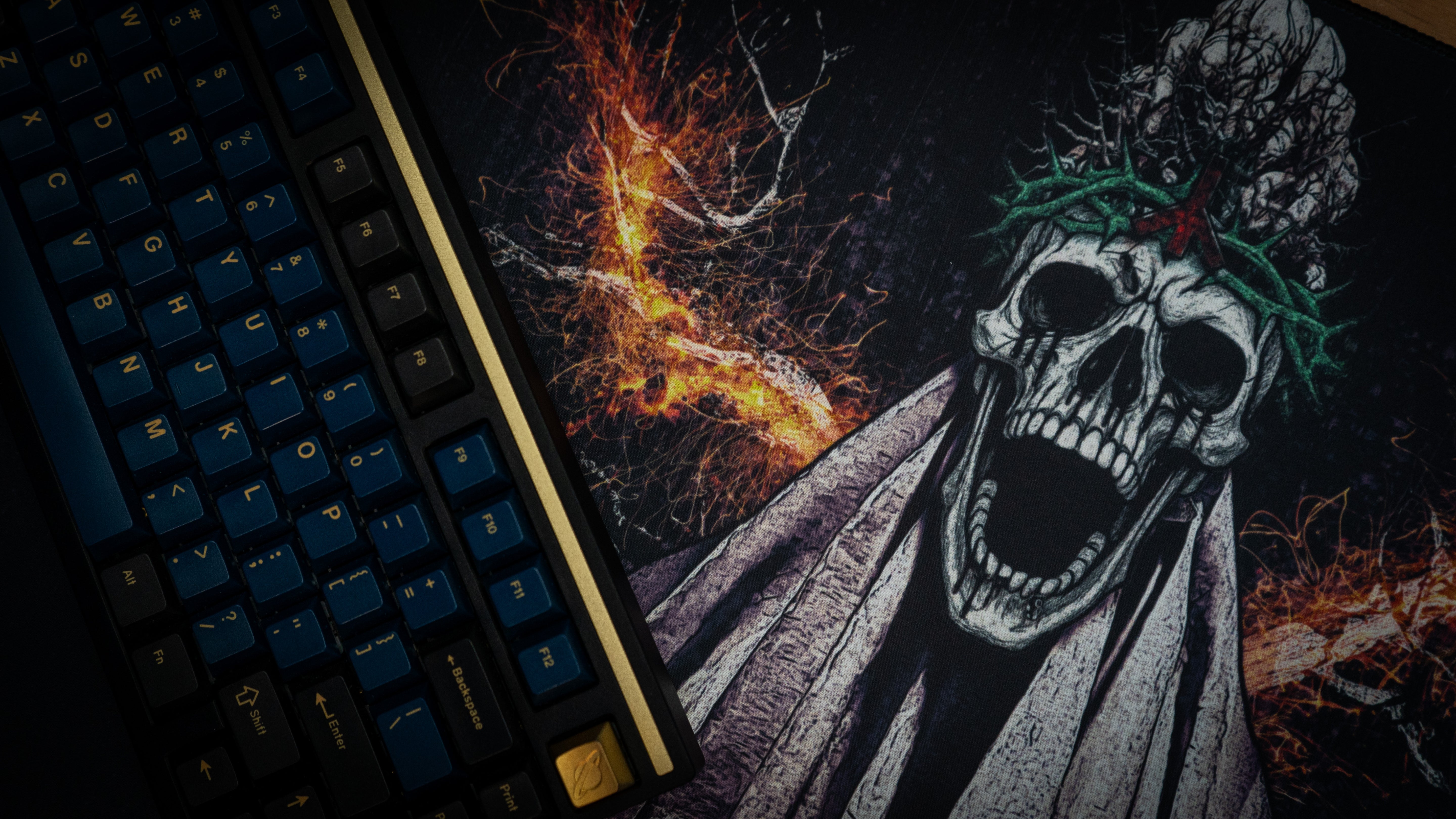 Pantheon Mythology "Ancient King" Content Creator Collaboration Deskmat