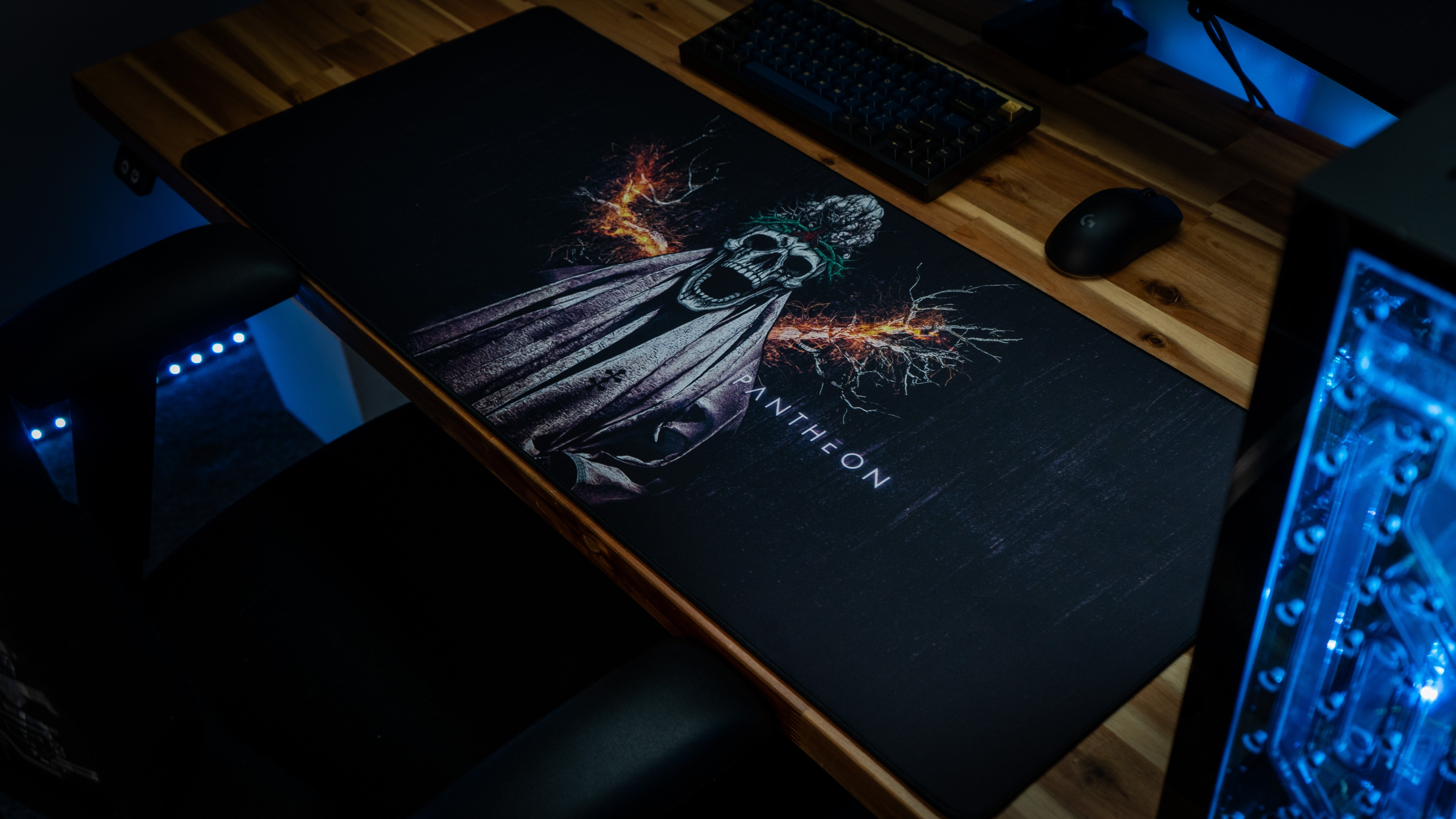 Pantheon Mythology "Ancient King" Content Creator Collaboration Deskmat
