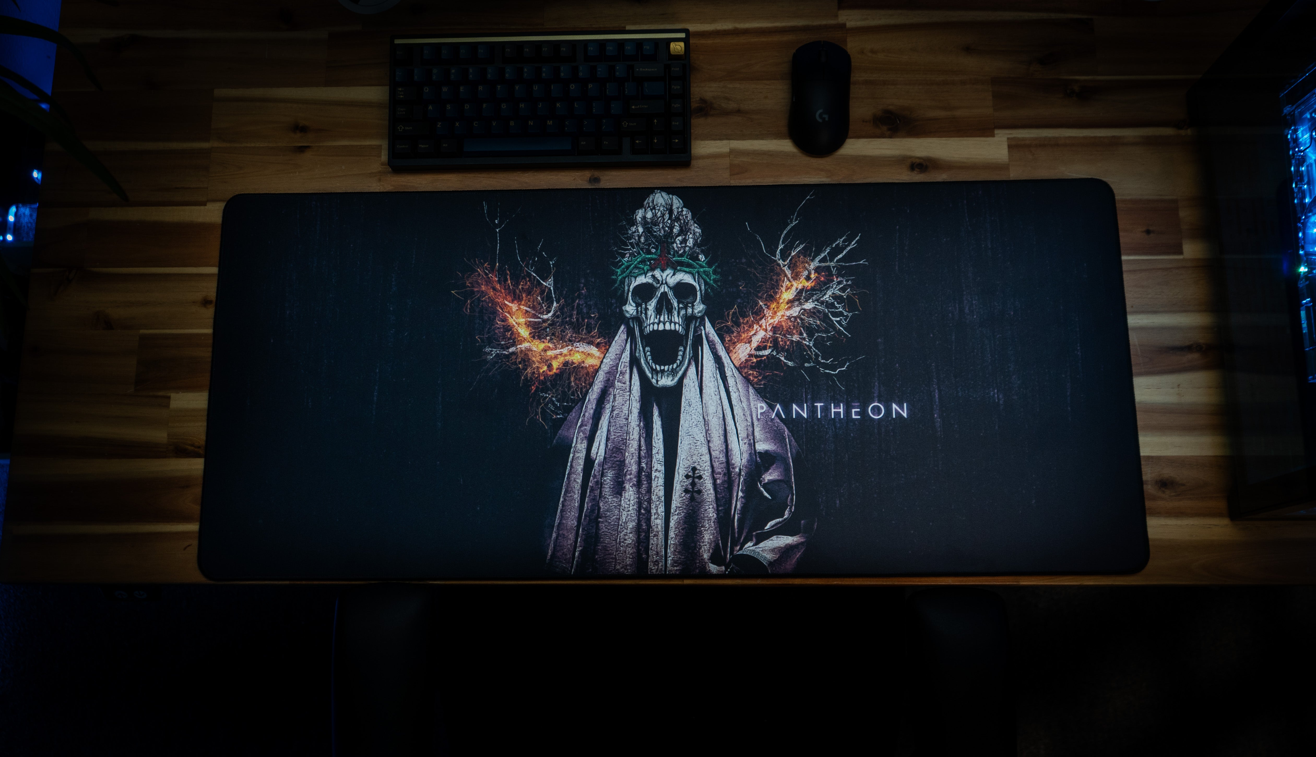 Pantheon Mythology "Ancient King" Content Creator Collaboration Deskmat