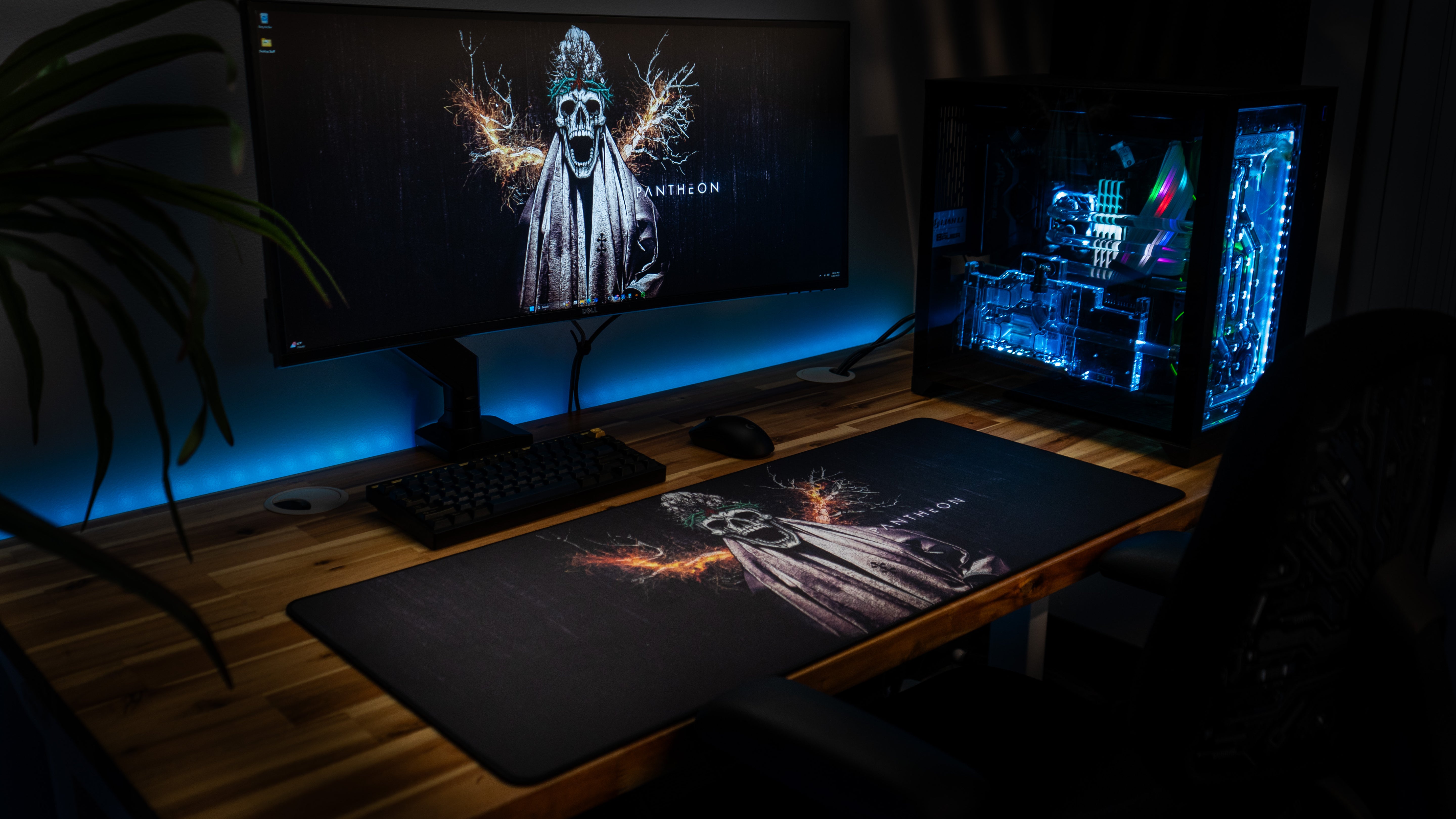 Pantheon Mythology "Ancient King" Content Creator Collaboration Deskmat