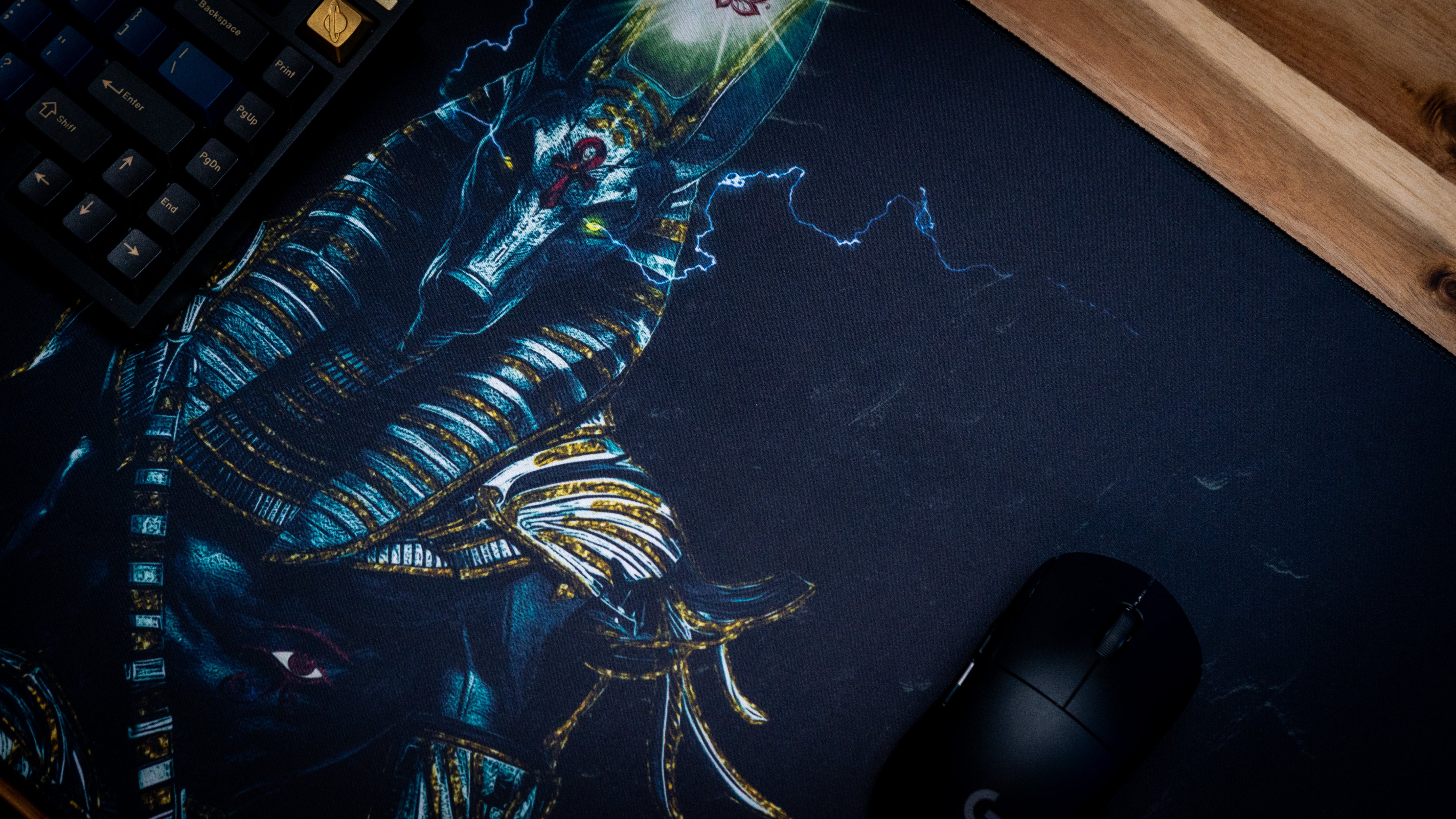 Pantheon Mythology "Anubis" Content Creator Collaboration Deskmat