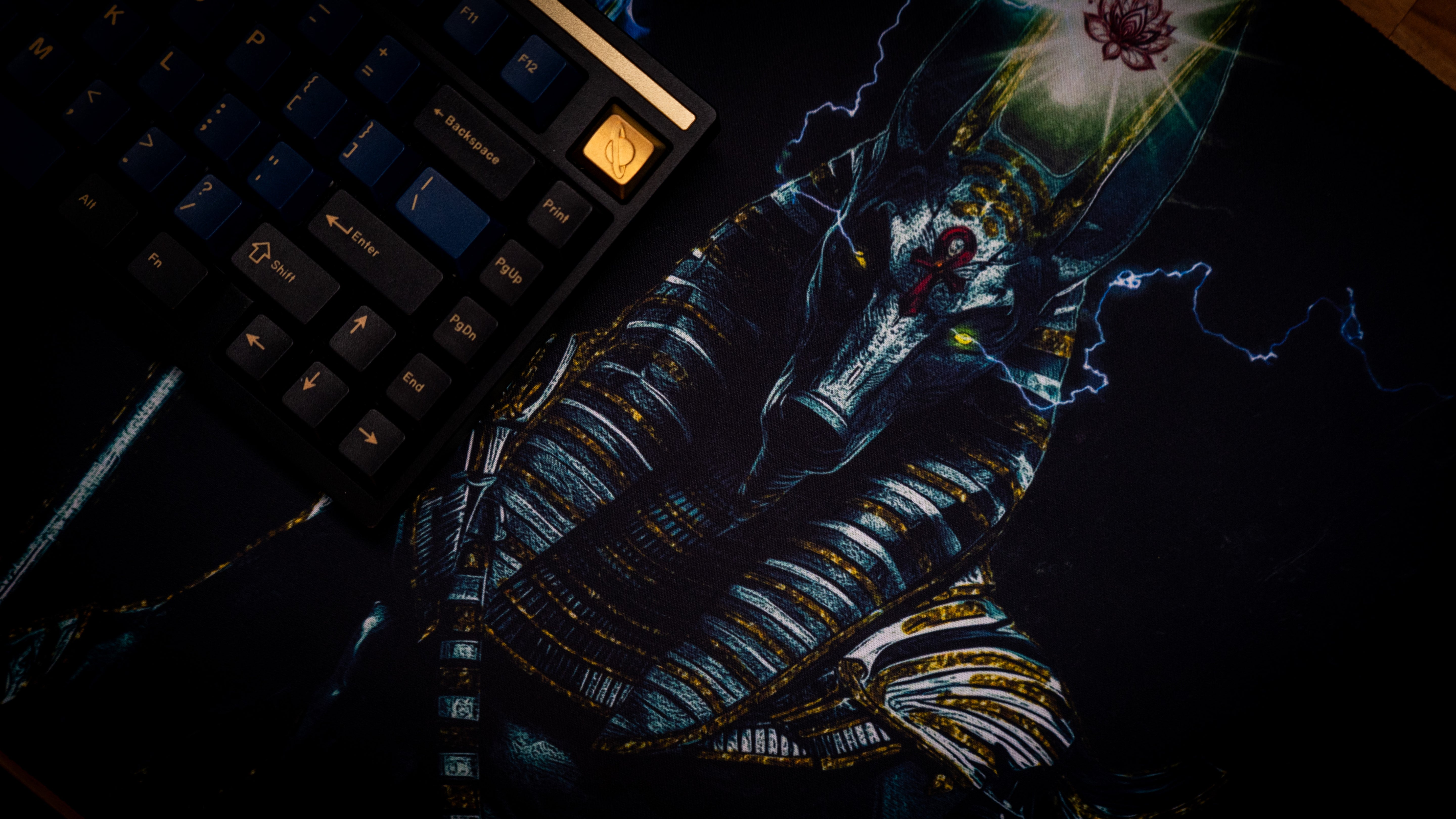 Pantheon Mythology "Anubis" Content Creator Collaboration Deskmat