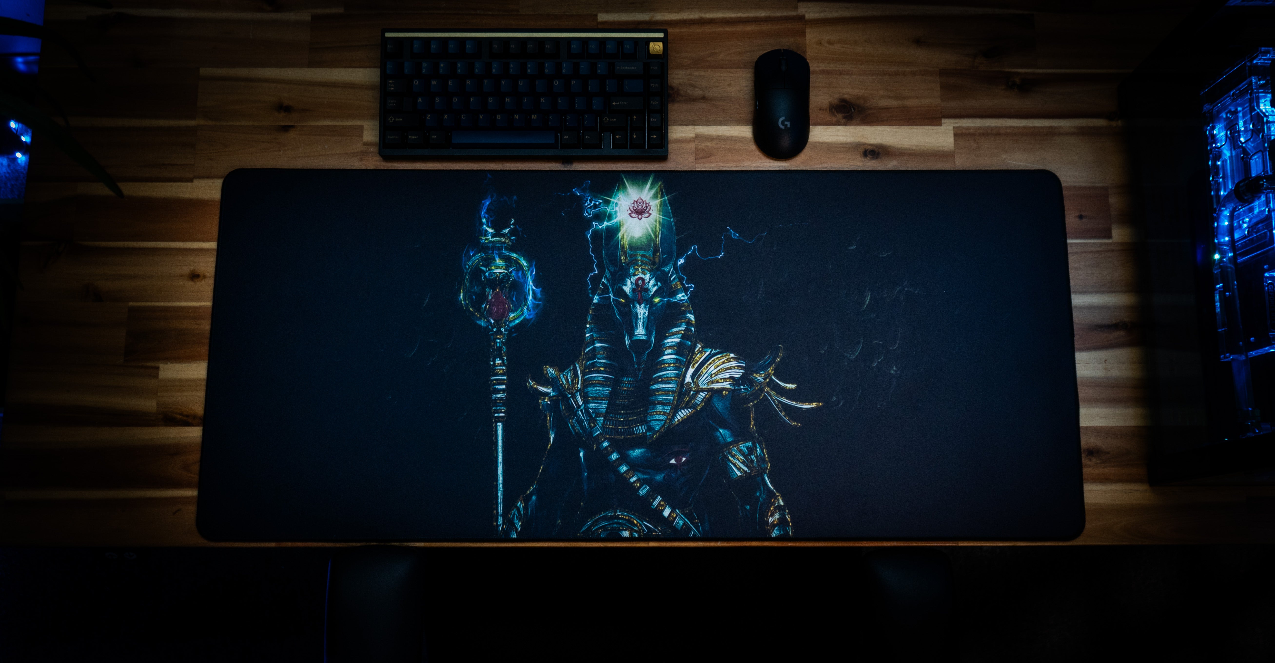 Pantheon Mythology "Anubis" Content Creator Collaboration Deskmat