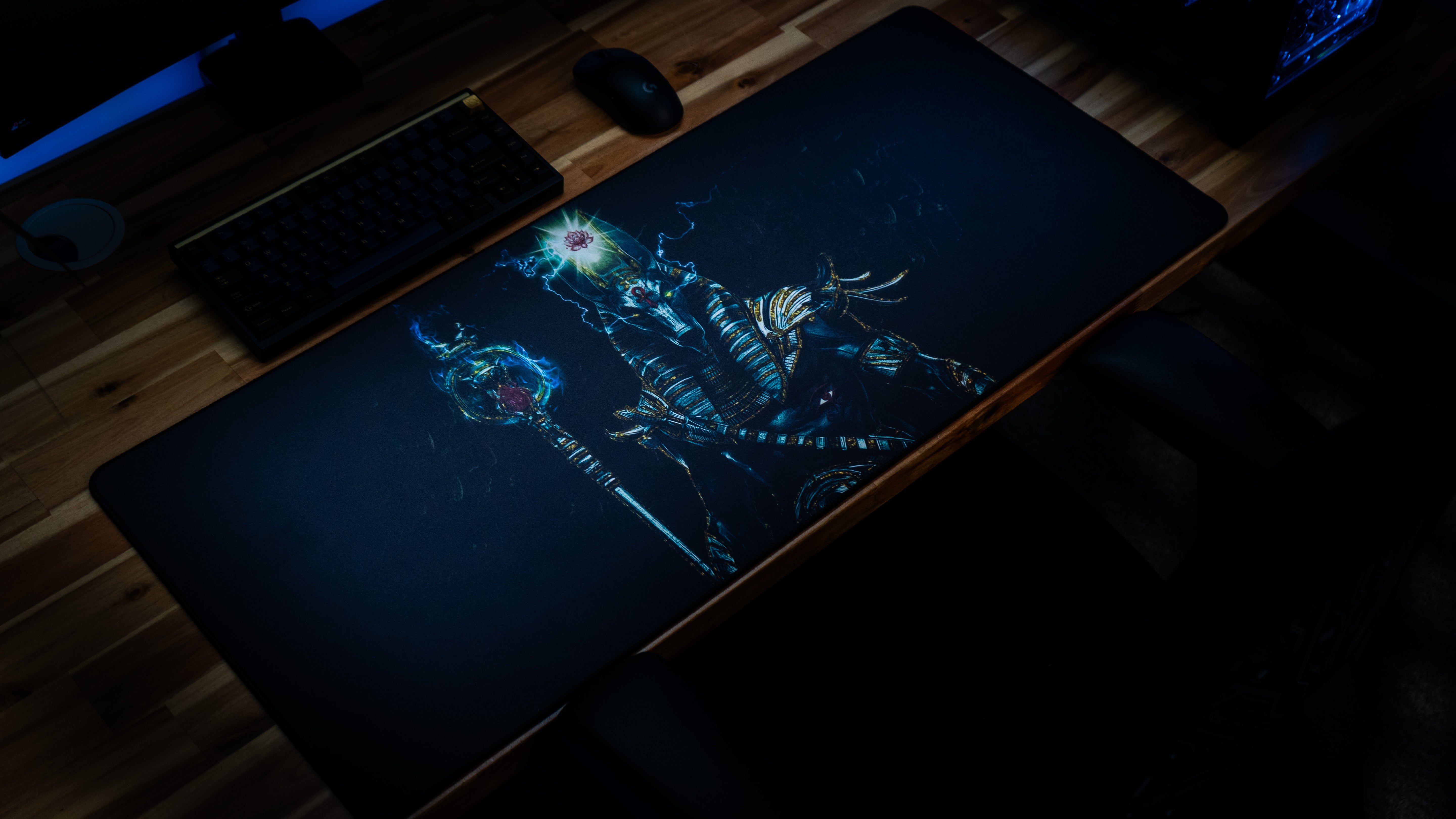 Pantheon Mythology "Anubis" Content Creator Collaboration Deskmat