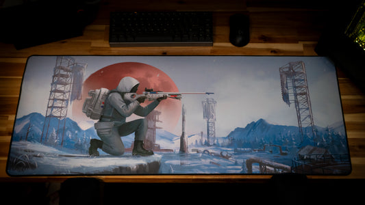 "Sniper's Paradise" hJune XL gaming deskmat — Epic Desk