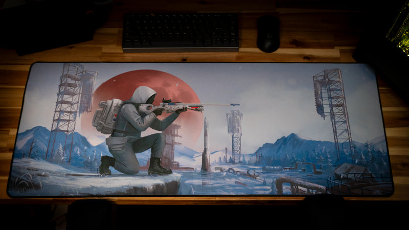 "Sniper's Paradise" hJune XL gaming deskmat — Epic Desk