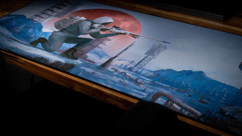 "Sniper's Paradise" — hJune Deskmat