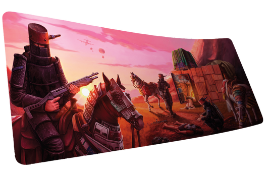"Horse Gang" Rust XL gaming deskmat — Epic Desk