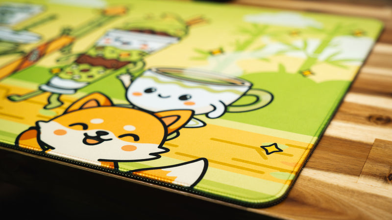 "Sip Cult" — Kawaii Deskmat
