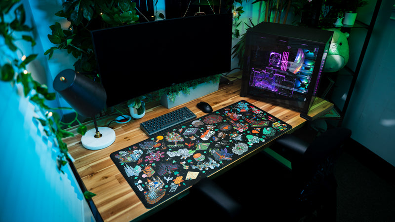 "Builders Playground v.2" — Linkzzey Deskmat