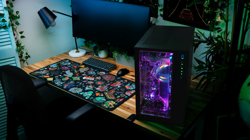 "Builders Playground v.2" — Linkzzey Deskmat