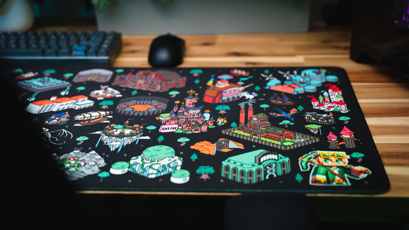 "Builders Playground v.2" — Linkzzey Deskmat