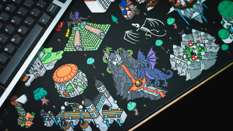 "Builders Playground v.2" — Linkzzey Deskmat