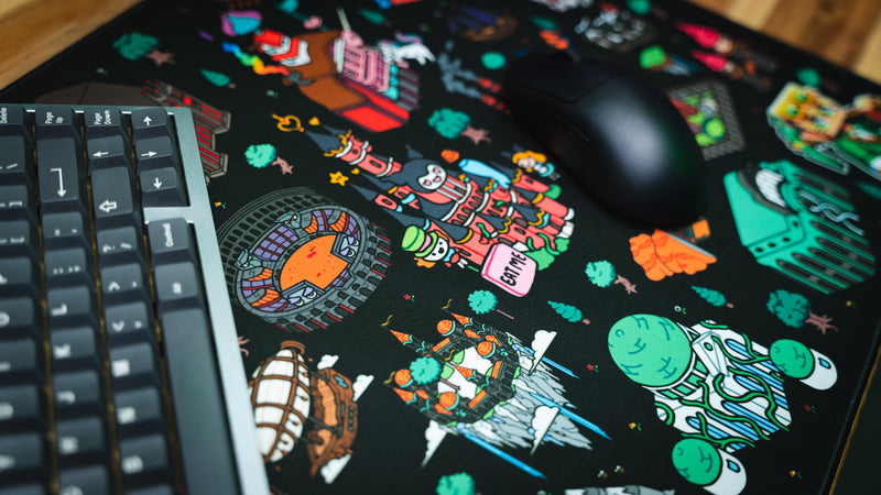 "Builders Playground v.2" — Linkzzey Deskmat