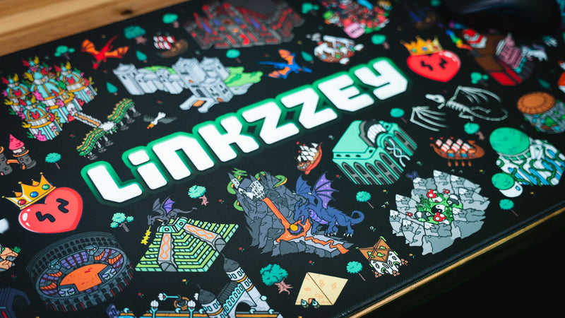 "Builders Playground v.1" — Linkzzey Deskmat