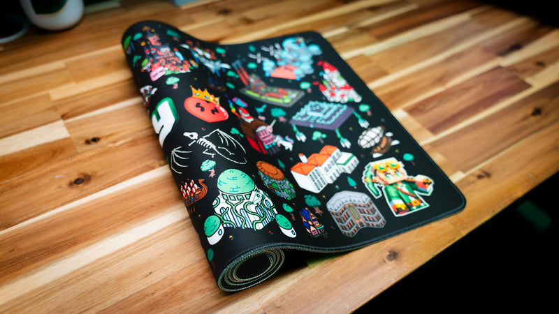 "Builders Playground v.1" — Linkzzey Deskmat