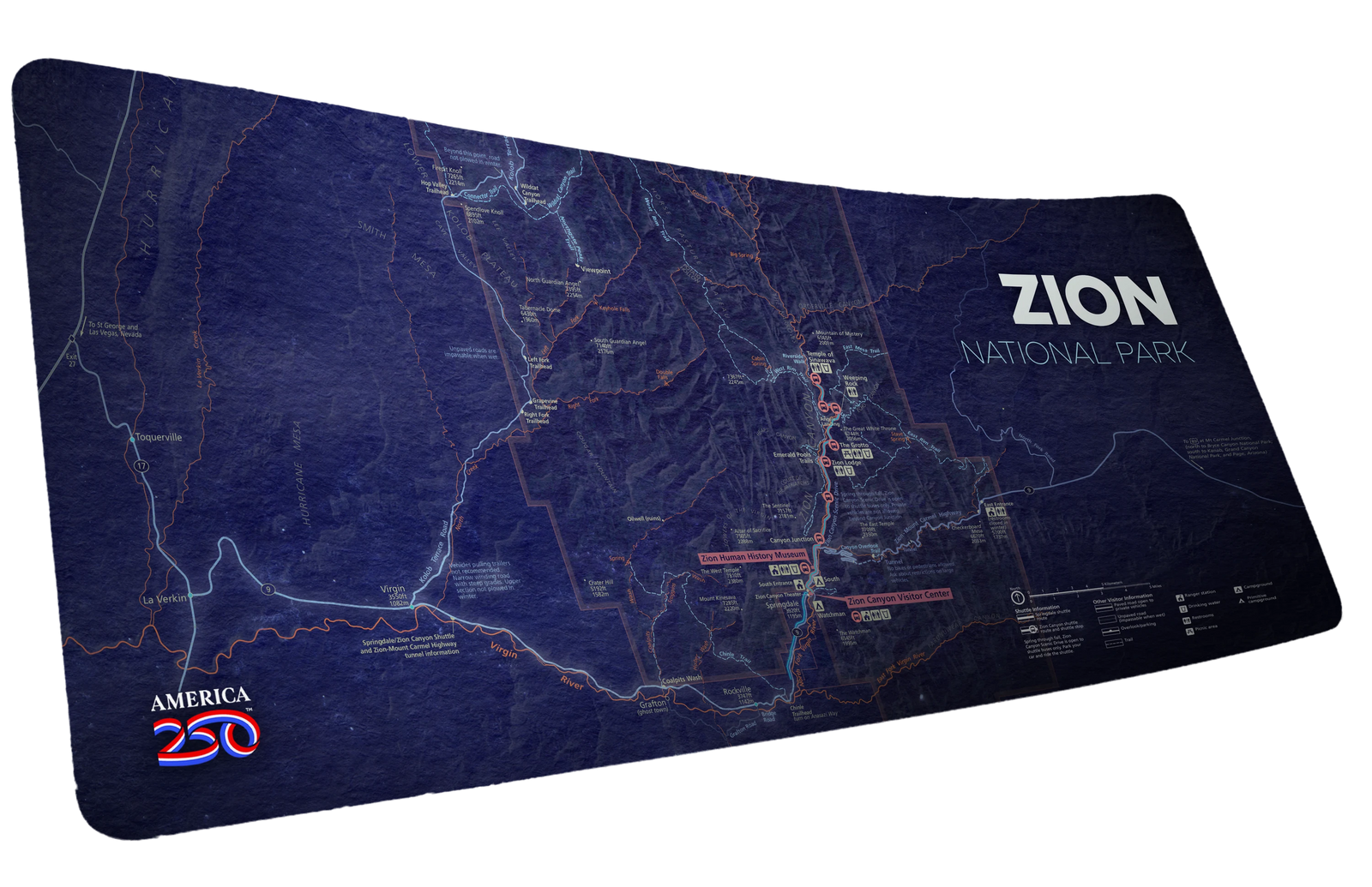 Map of Zion