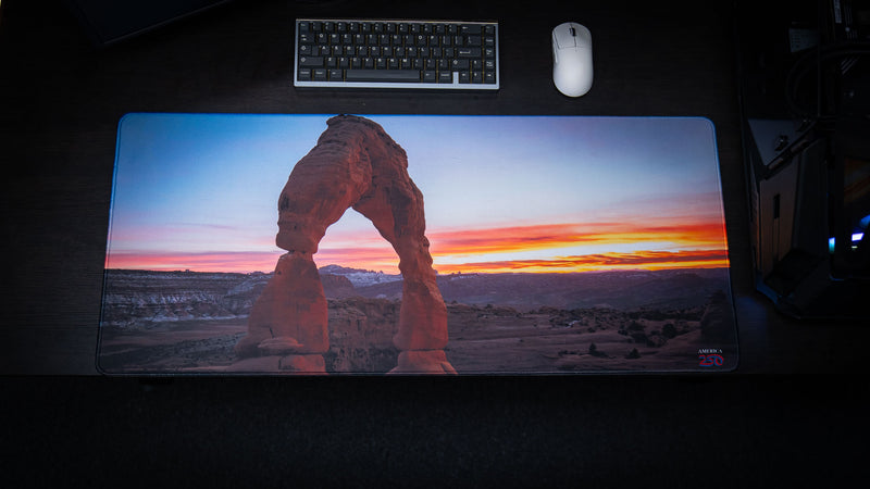 "Delicate Arch" — America 250 Deskmat