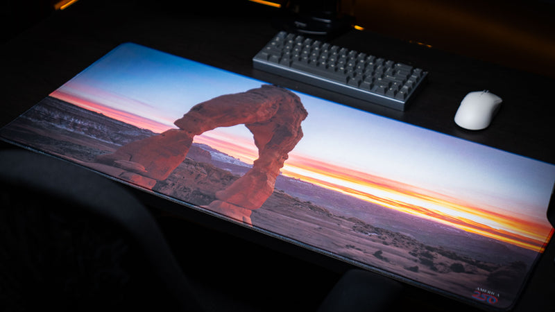 "Delicate Arch" — America 250 Deskmat