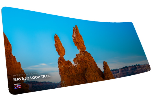 "Navajo Loop Trail" America 250 XL gaming deskmat — Epic Desk