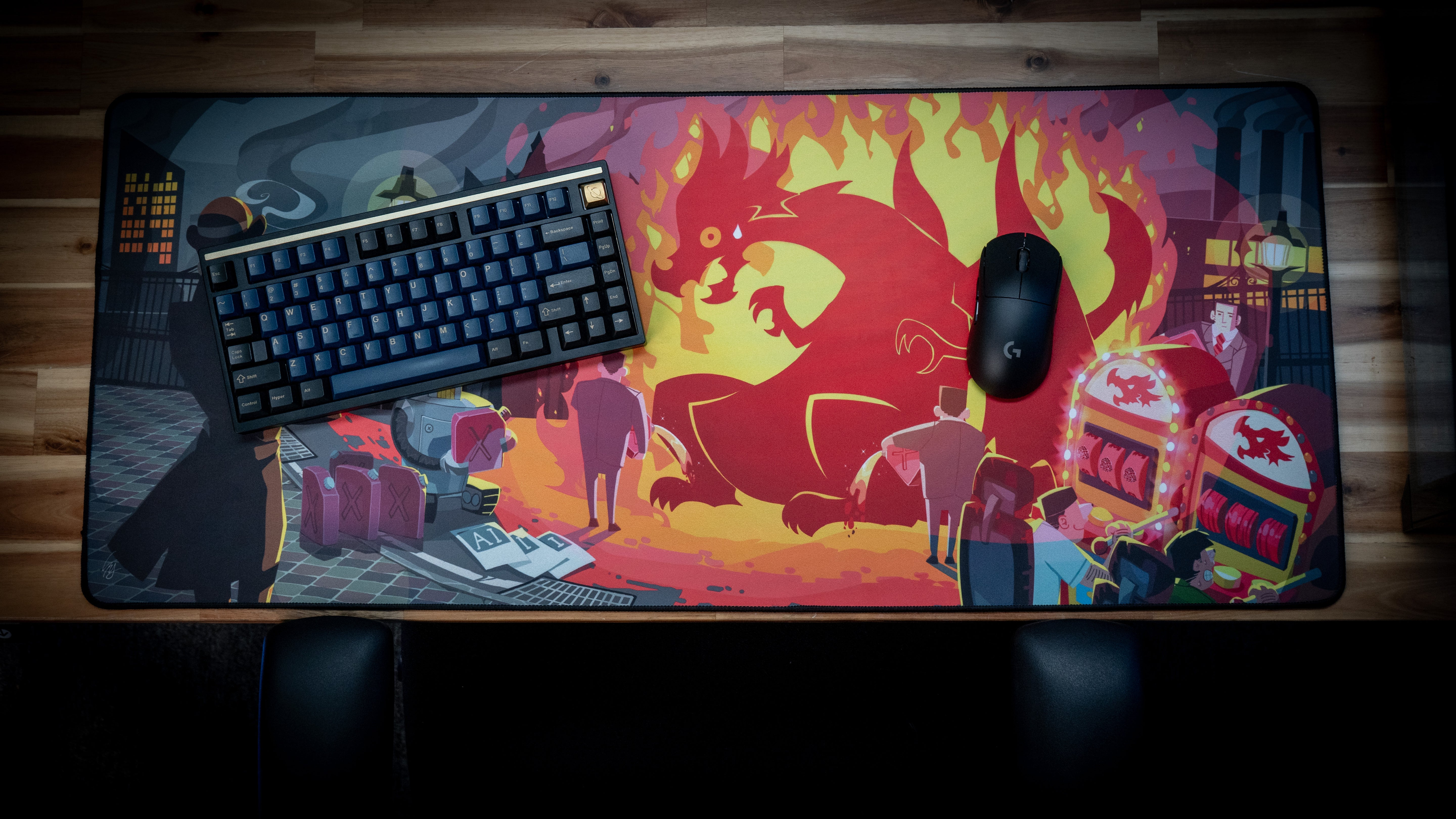 Discourse Mini "Critical Fumble" Content Creator Collaboration Gaming Deskmat/Playmat