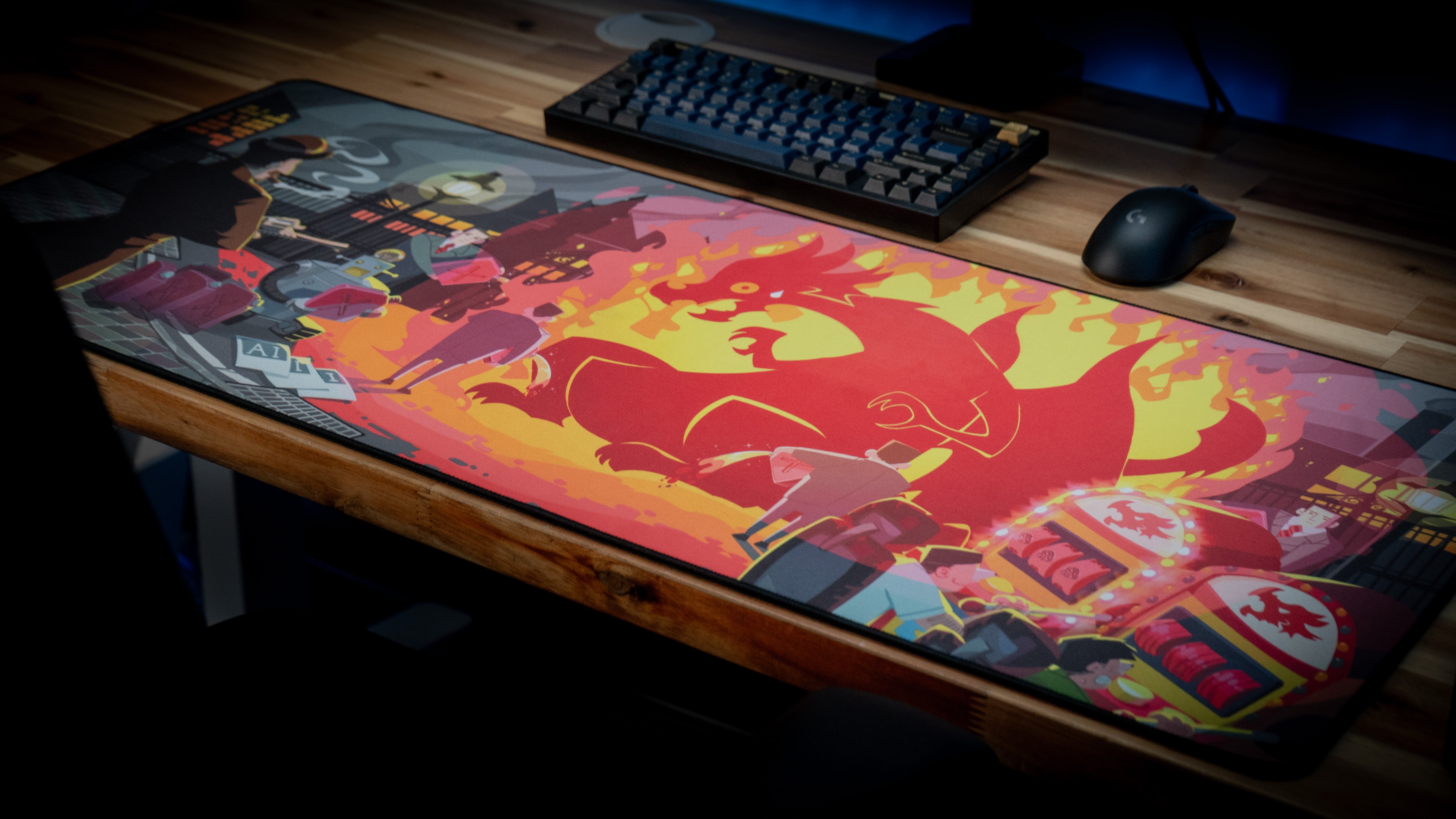 Discourse Mini "Critical Fumble" Content Creator Collaboration Gaming Deskmat/Playmat