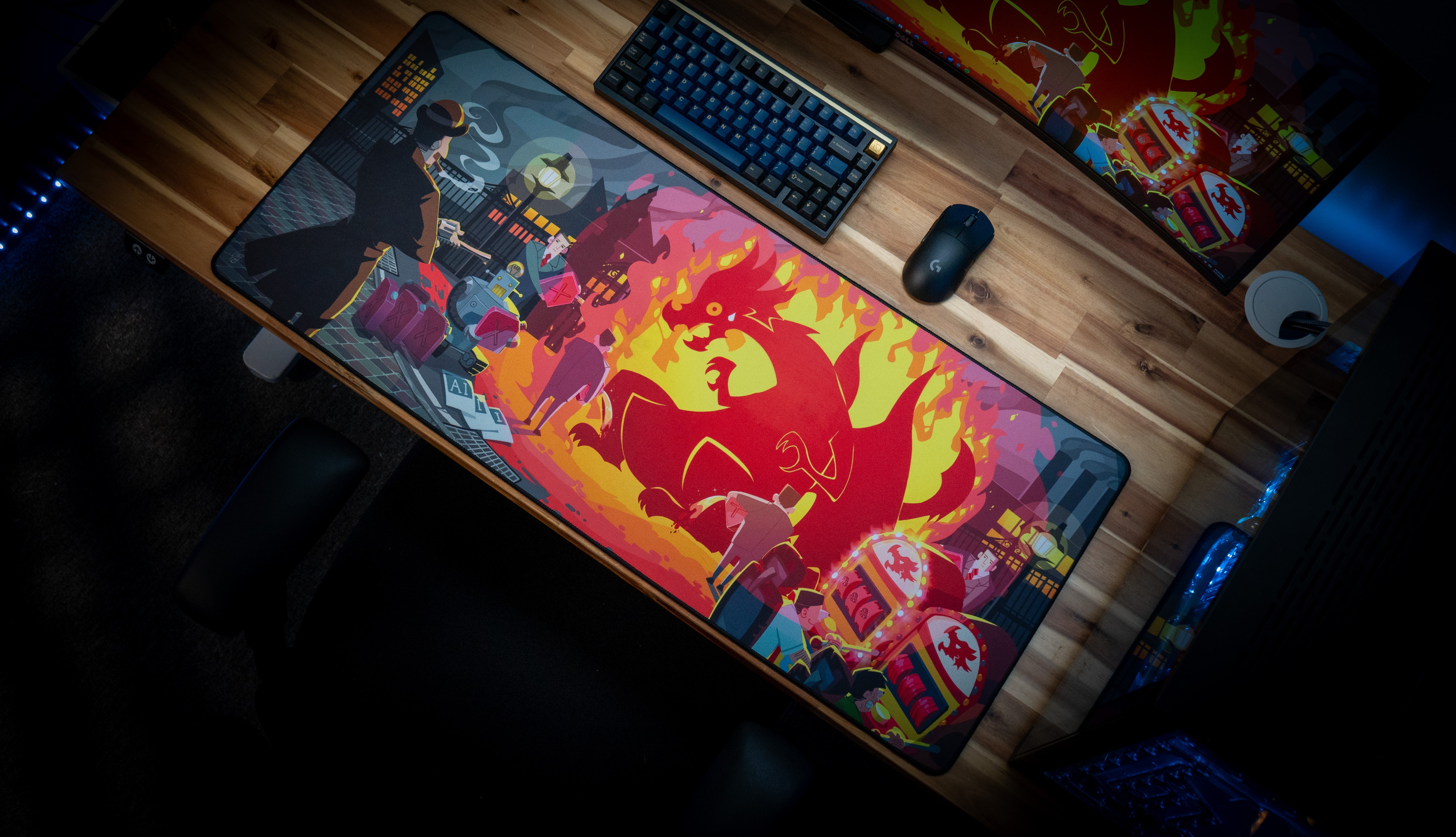 Discourse Mini "Critical Fumble" Content Creator Collaboration Gaming Deskmat/Playmat
