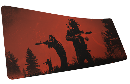 "Night Patrol" Rust XL gaming deskmat — Epic Desk