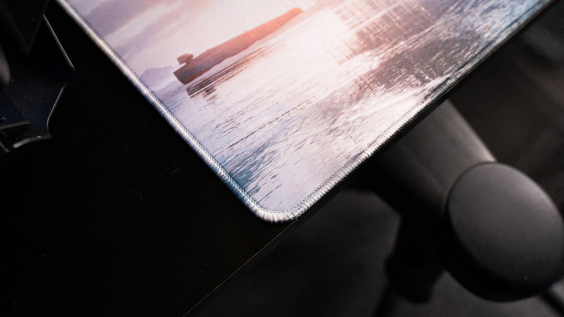 "Frozen Paradise" — Oilrat Deskmat