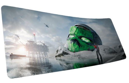 "Frozen Paradise" Oilrat XL gaming deskmat — Epic Desk
