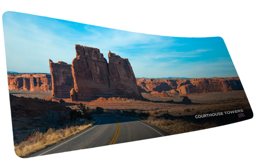 "Courthouse Towers" America 250 XL gaming deskmat — Epic Desk