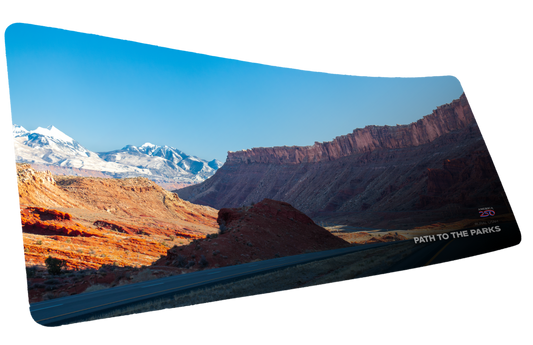 "Path to the Parks" America 250 XL gaming deskmat — Epic Desk
