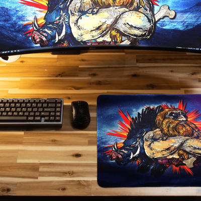 Rav "Rav the Avatar... and Howard" Limited Edition Content Creator Collaboration Gaming XL Gaming Mouse Pad