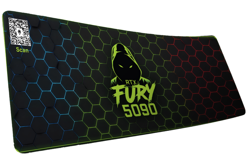 "RTX Fury Gaming" rtxfury XL gaming deskmat — Epic Desk