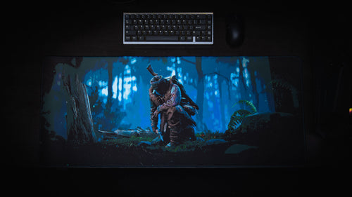 "Hunted" — Rust Deskmat