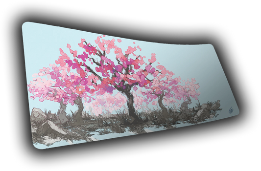 "Sacred Tree" Cherry Blossom XL gaming deskmat — Epic Desk