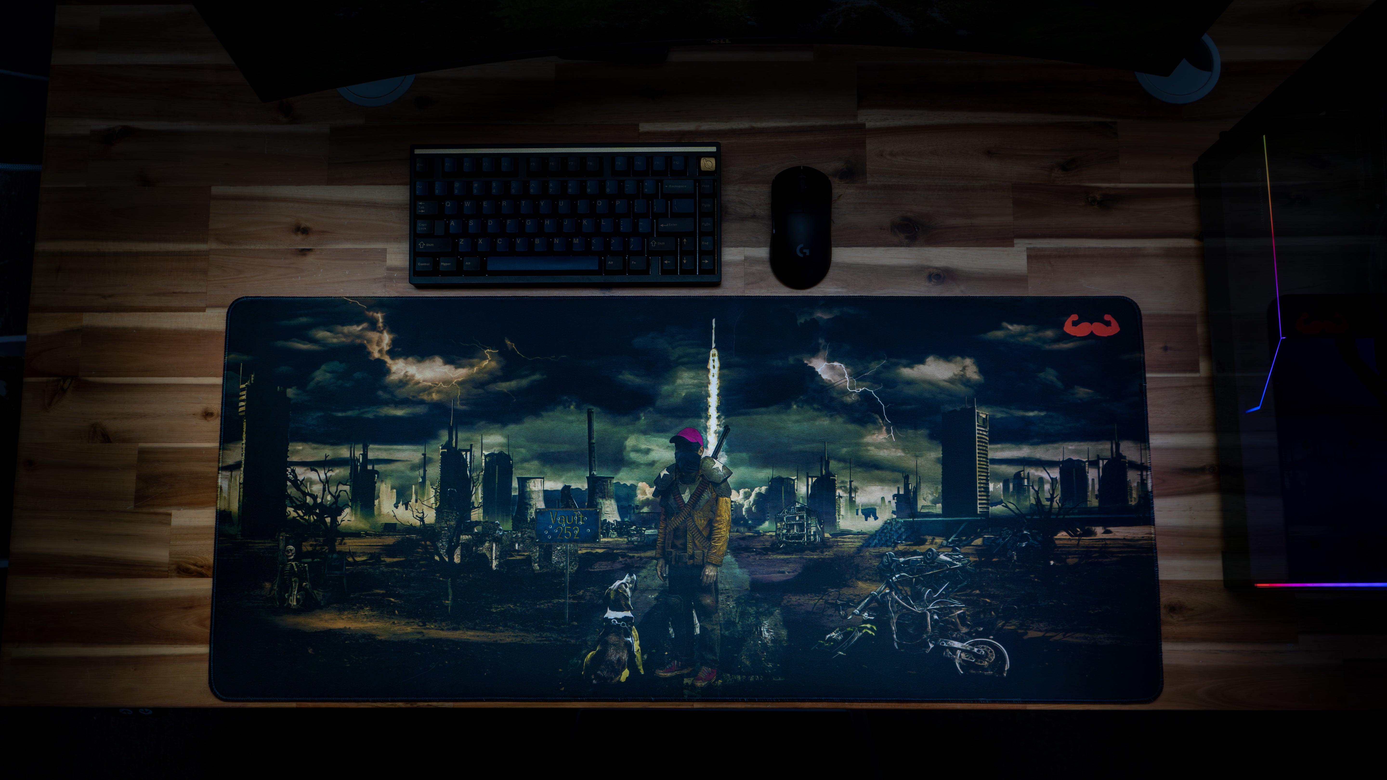 ScottyK "Vault 252" XL Gaming Desk Mat – Limited Edition