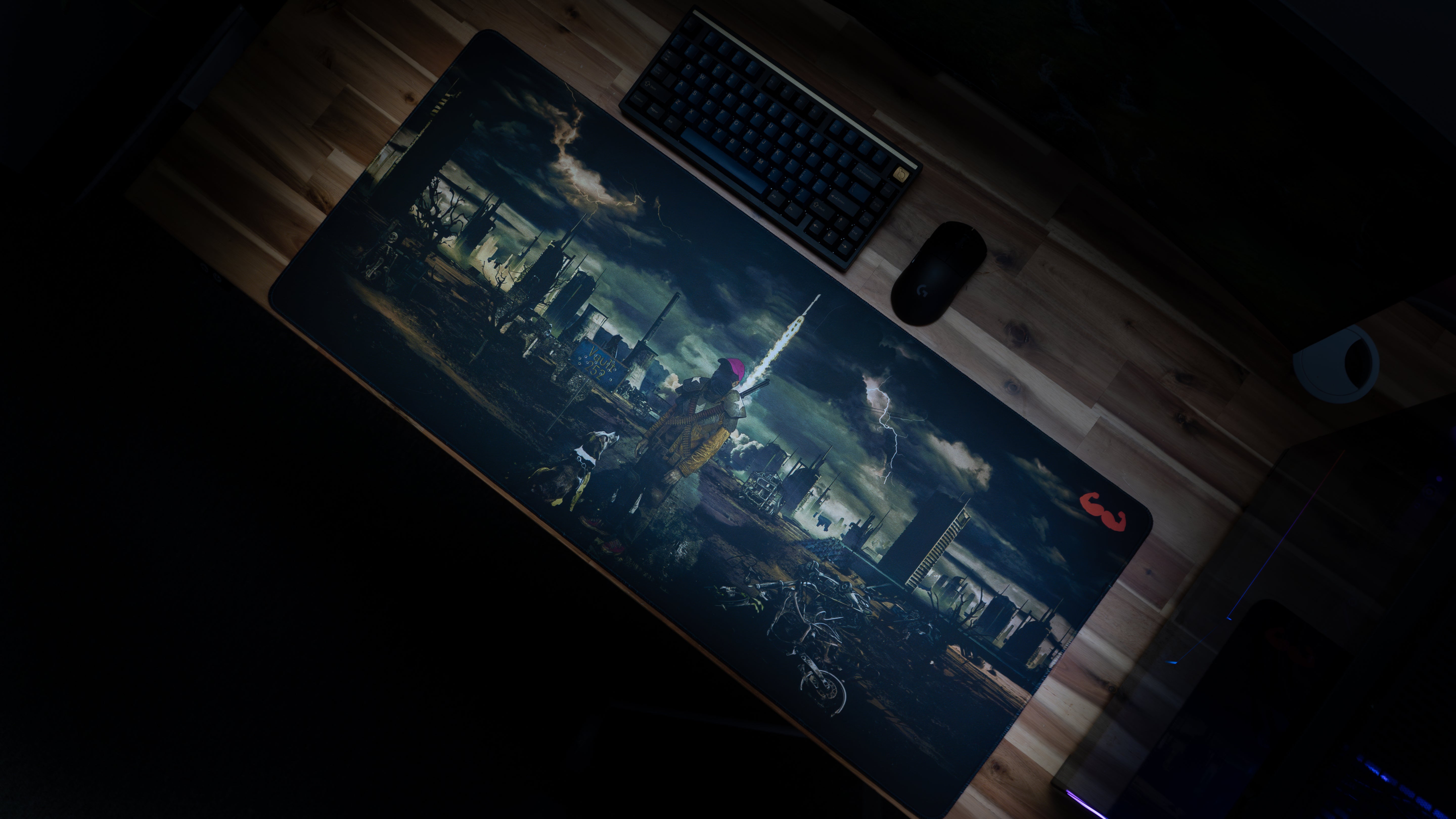 ScottyK "Vault 252" XL Gaming Desk Mat – Limited Edition