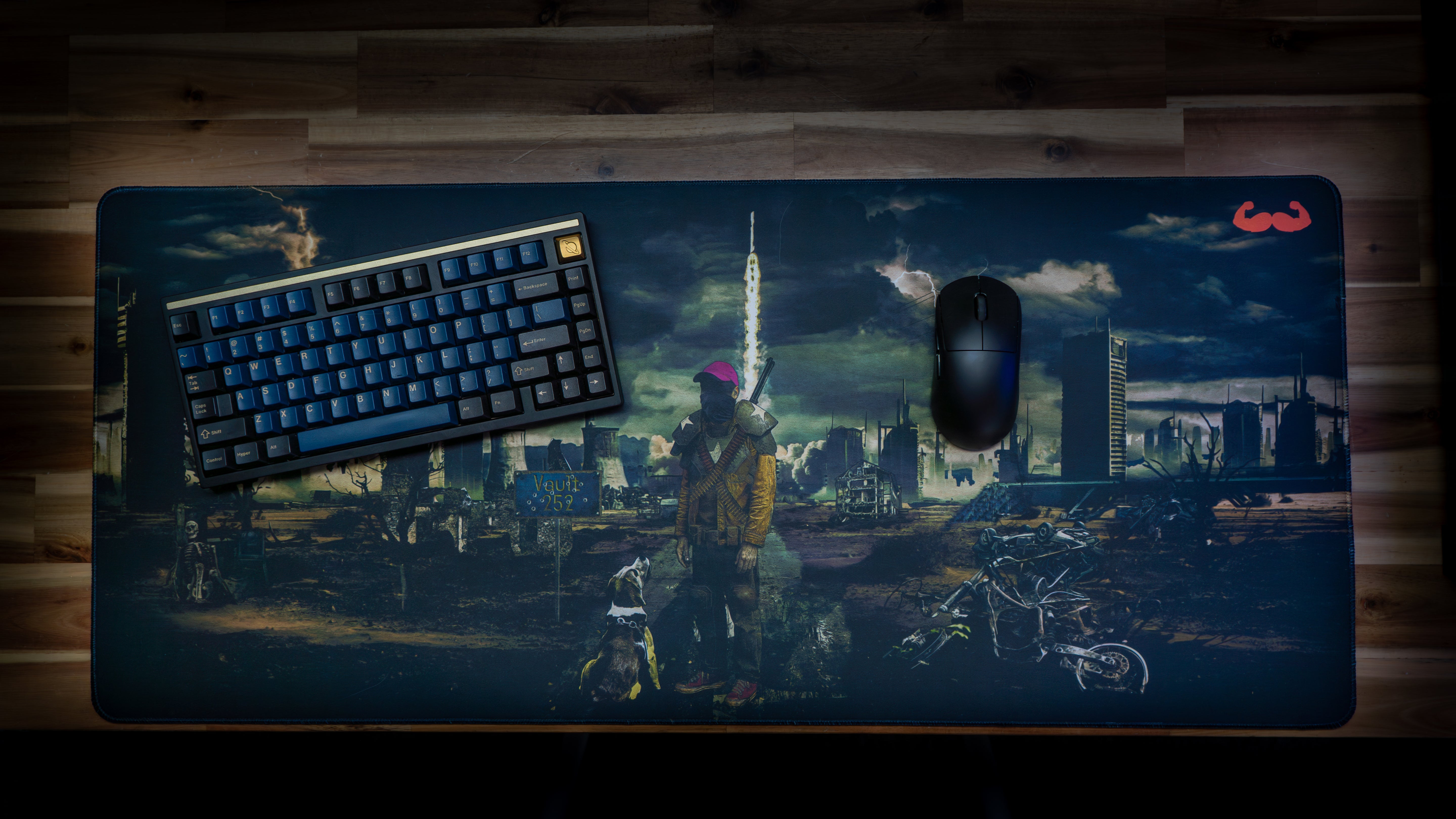 ScottyK "Vault 252" XL Gaming Desk Mat – Limited Edition